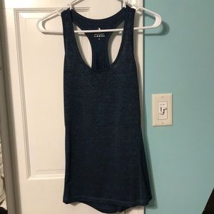 Heathered Blue Work Out Tank